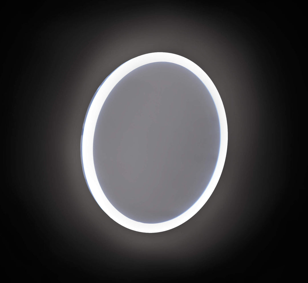 Lusterko kosmetyczne magnetyczne - podświetlenie LED Round Chrom