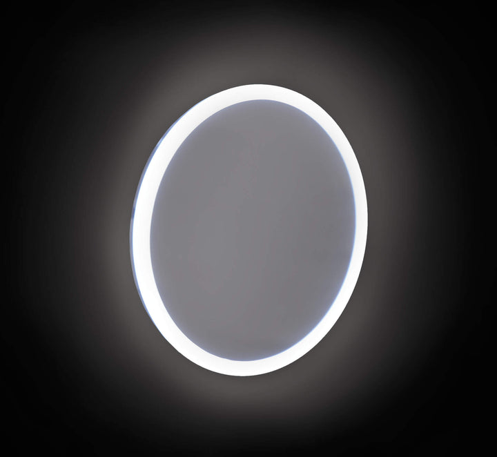 Lusterko kosmetyczne magnetyczne - podświetlenie LED Round Chrom