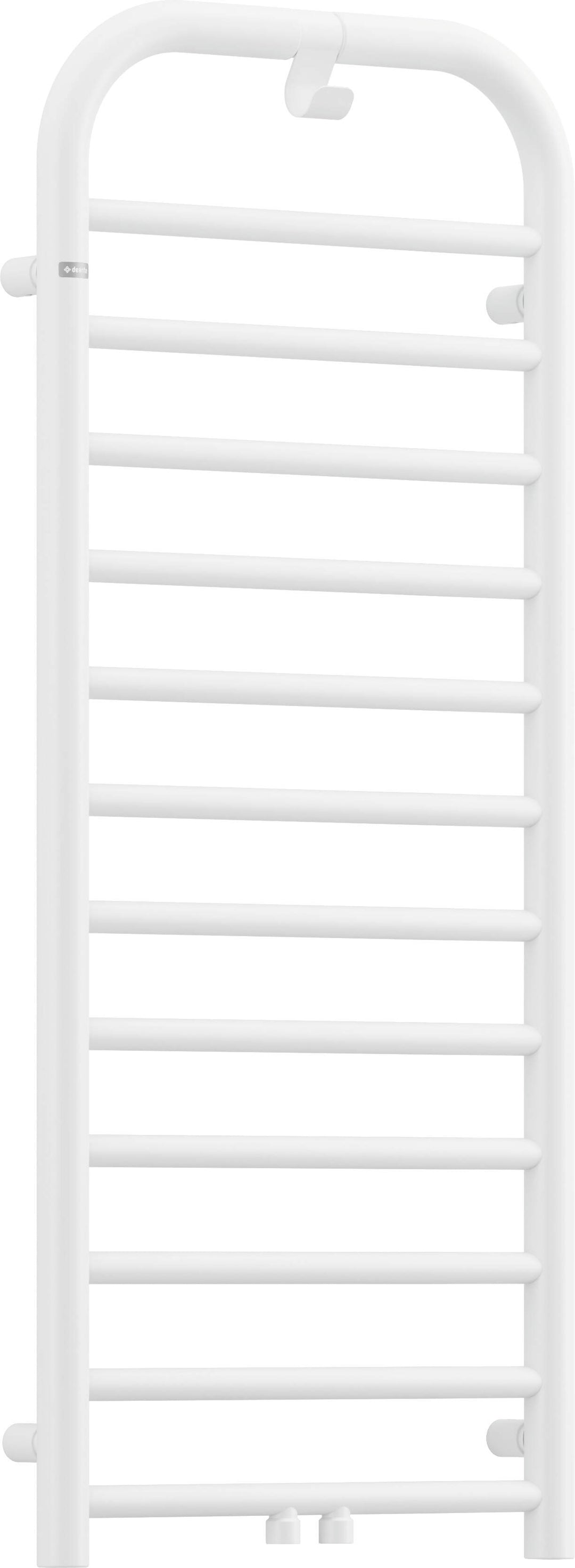Grzejnik łazienkowy - wysokość 121 cm Silia Biały Mat