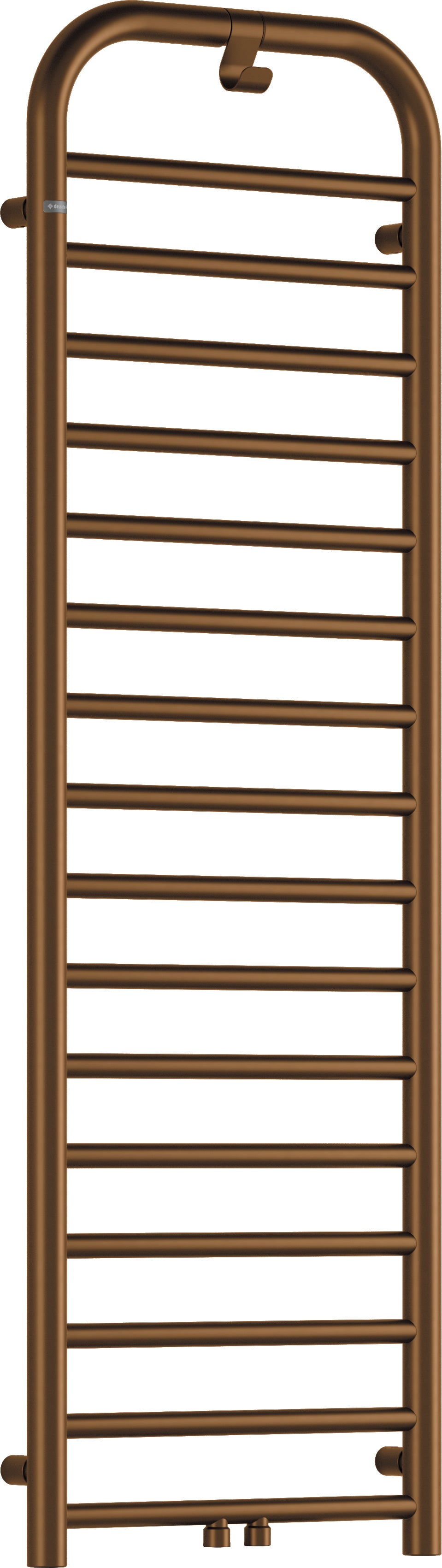 Grzejnik łazienkowy - wysokość 157 cm Silia Brązowy mat
