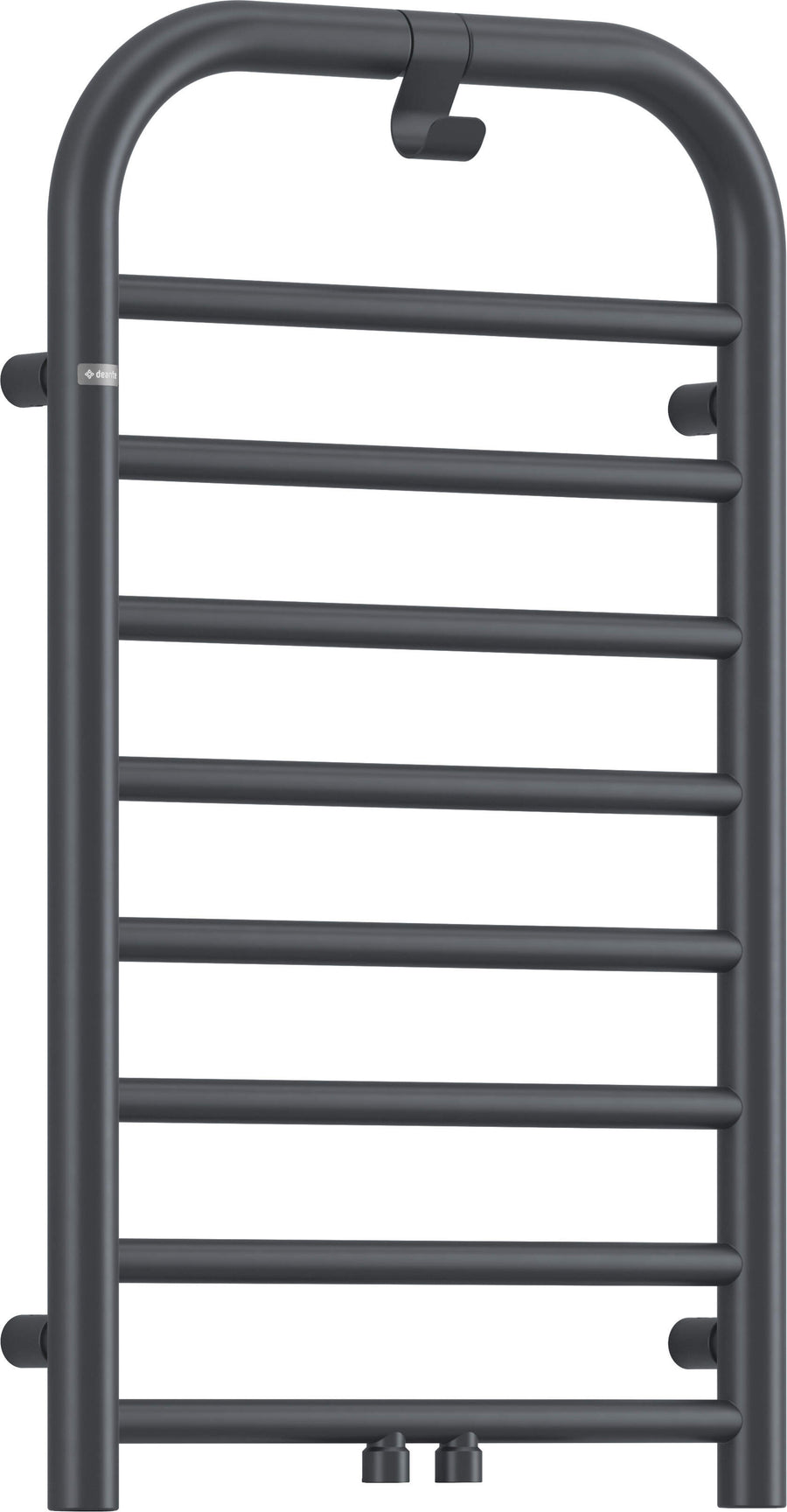 Grzejnik łazienkowy - wysokość 85 cm Silia Grafitowy Mat