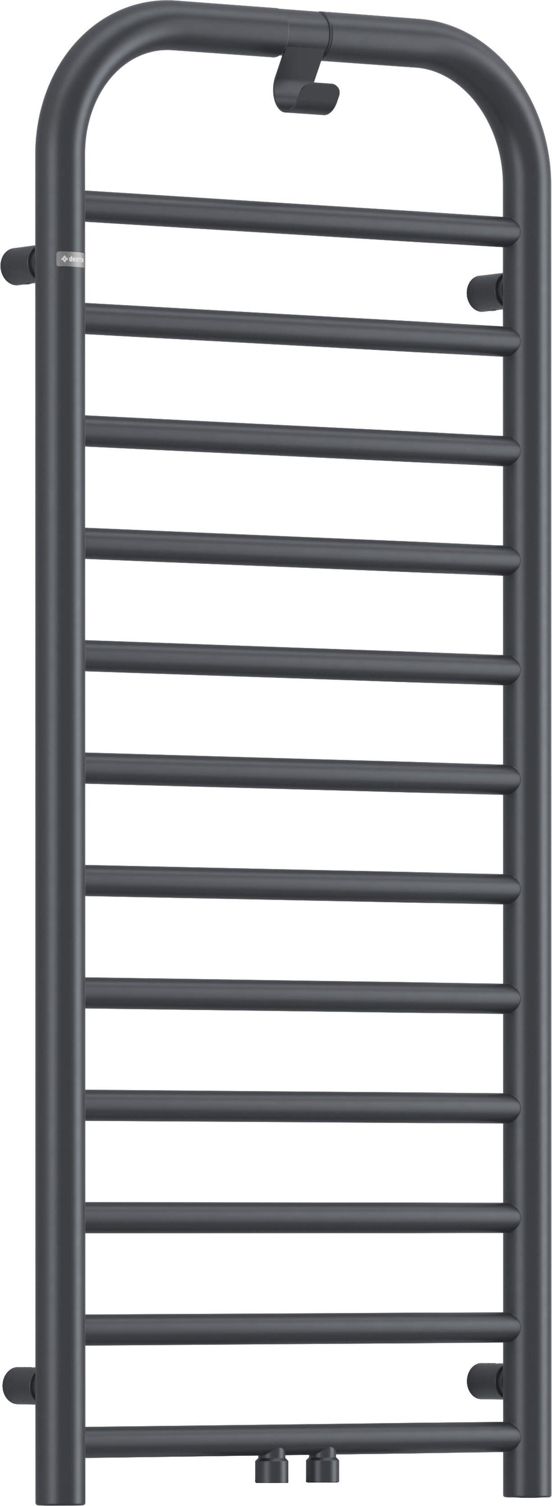 Grzejnik łazienkowy - wysokość 121 cm Silia Grafitowy Mat
