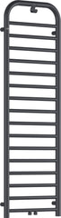 Grzejnik łazienkowy - wysokość 157 cm Silia Grafitowy Mat