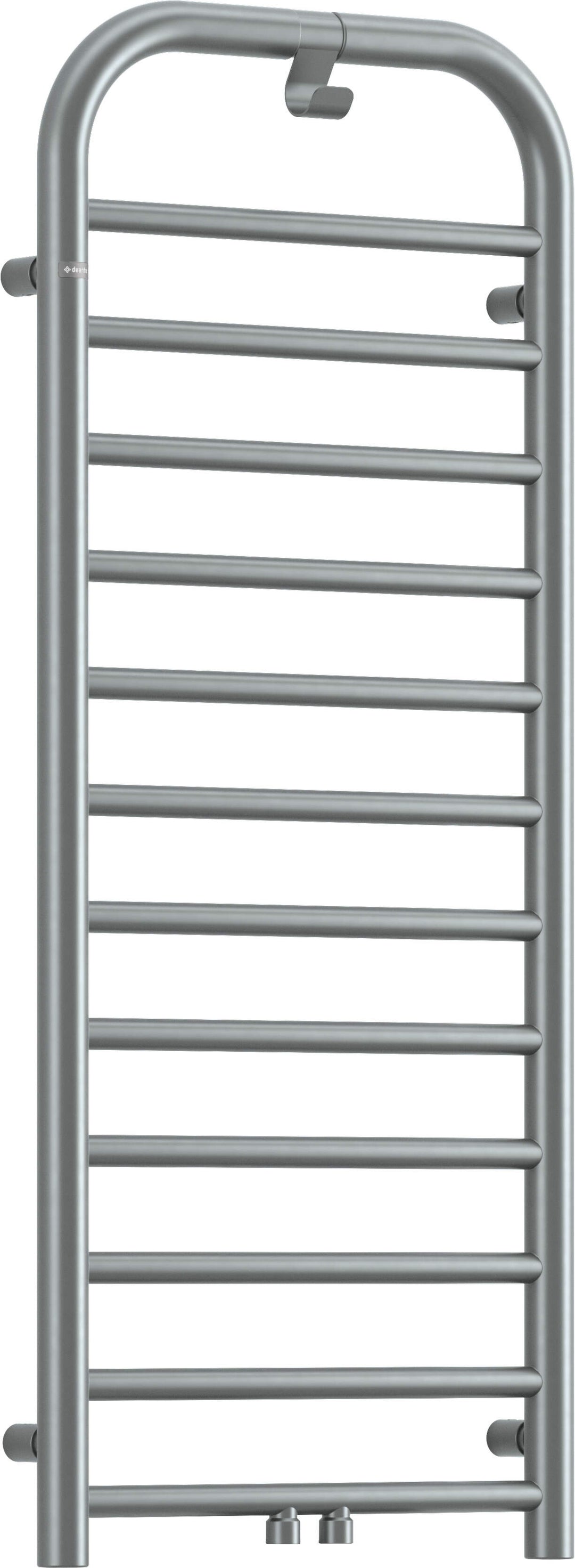 Grzejnik łazienkowy - wysokość 121 cm Silia Stalowy Mat
