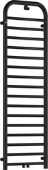 Grzejnik łazienkowy - wysokość 157 cm Silia Czarny Mat