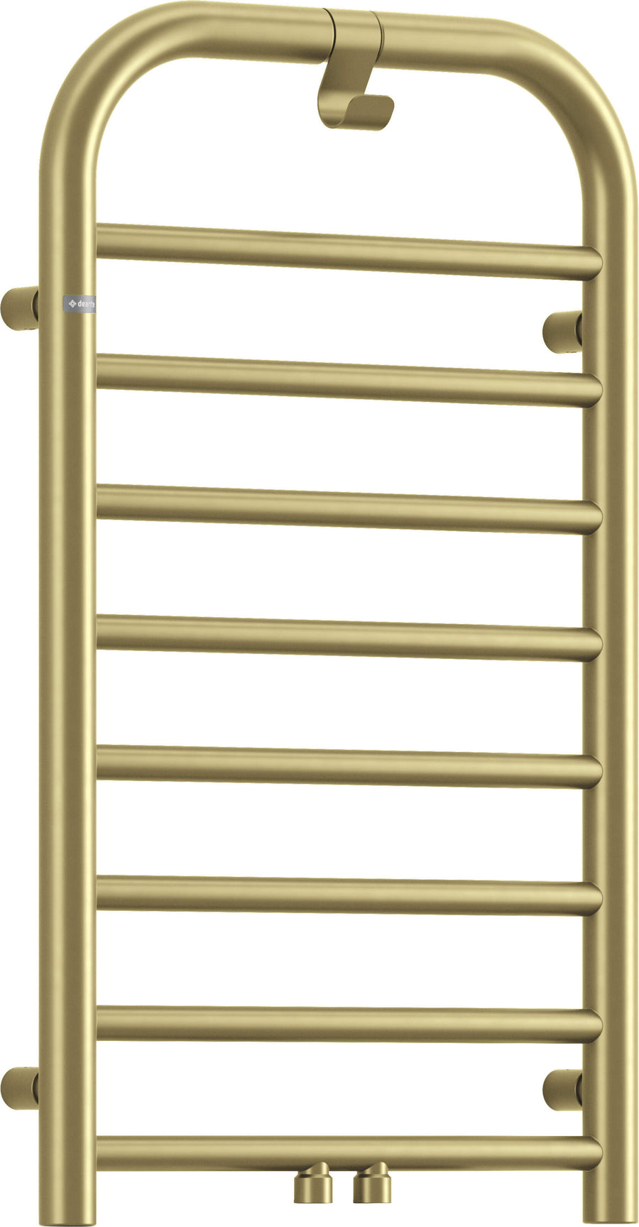 Grzejnik łazienkowy - wysokość 85 cm Silia Złoty Mat