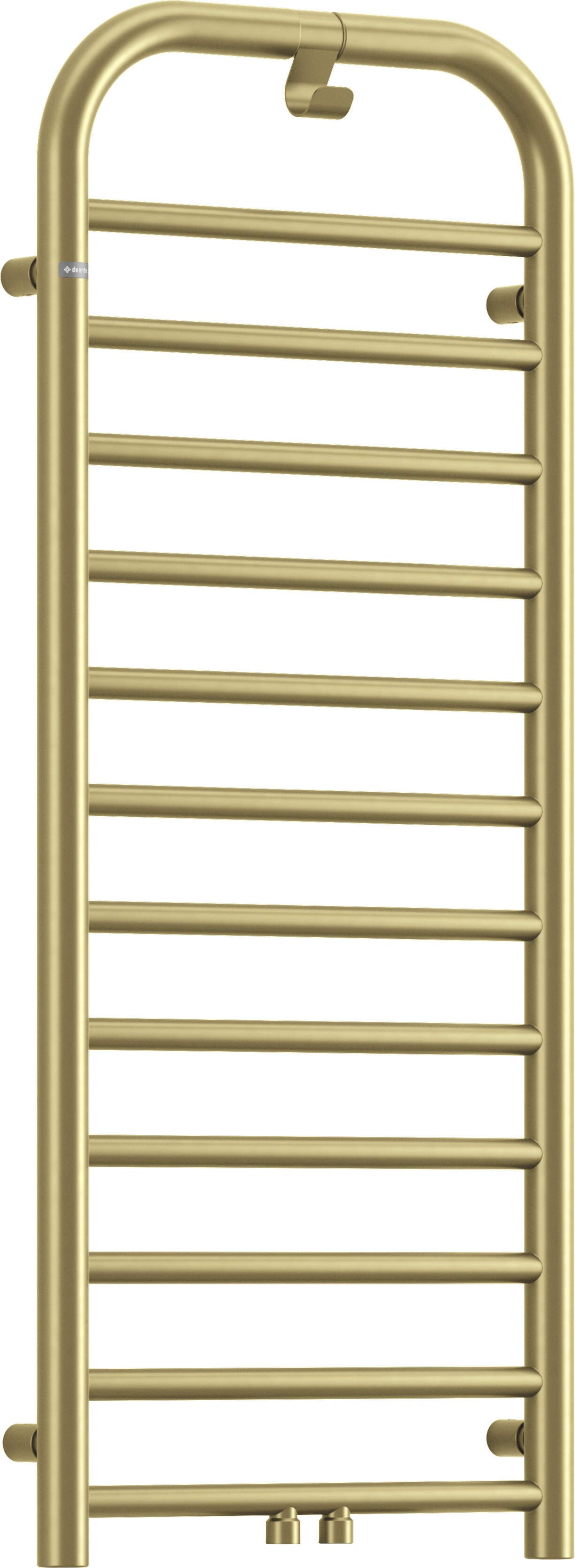 Grzejnik łazienkowy - wysokość 121 cm Silia Złoty Mat