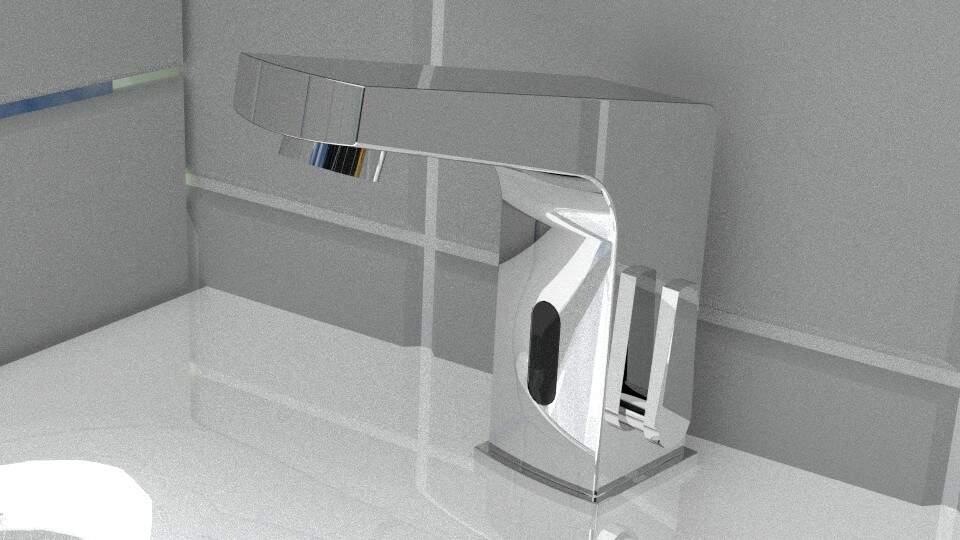 Bateria umywalkowa bezdotykowa z regulacją temperatury - 4xAA Sensor Chrom