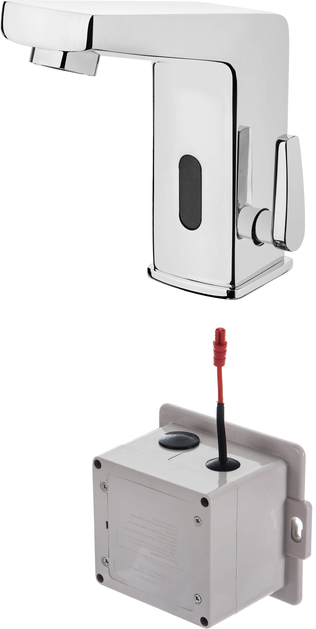 Bateria umywalkowa bezdotykowa z regulacją temperatury - 4xAA Sensor Chrom