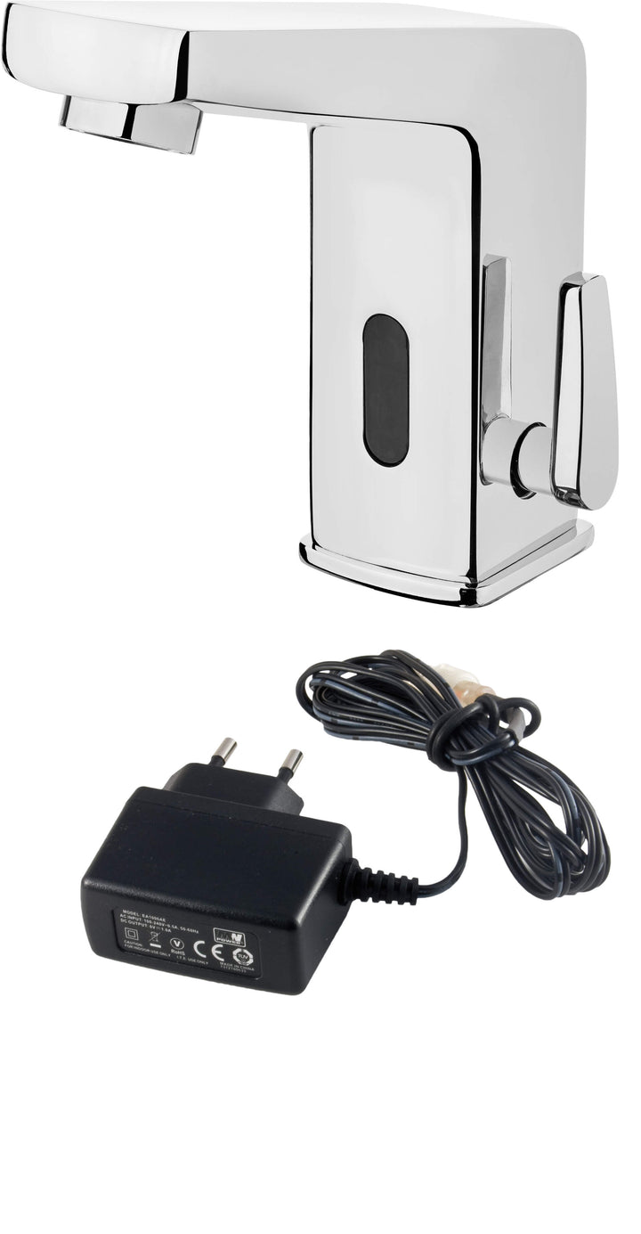 Bateria umywalkowa bezdotykowa z regulacją temperatury - 230/6V Sensor Chrom