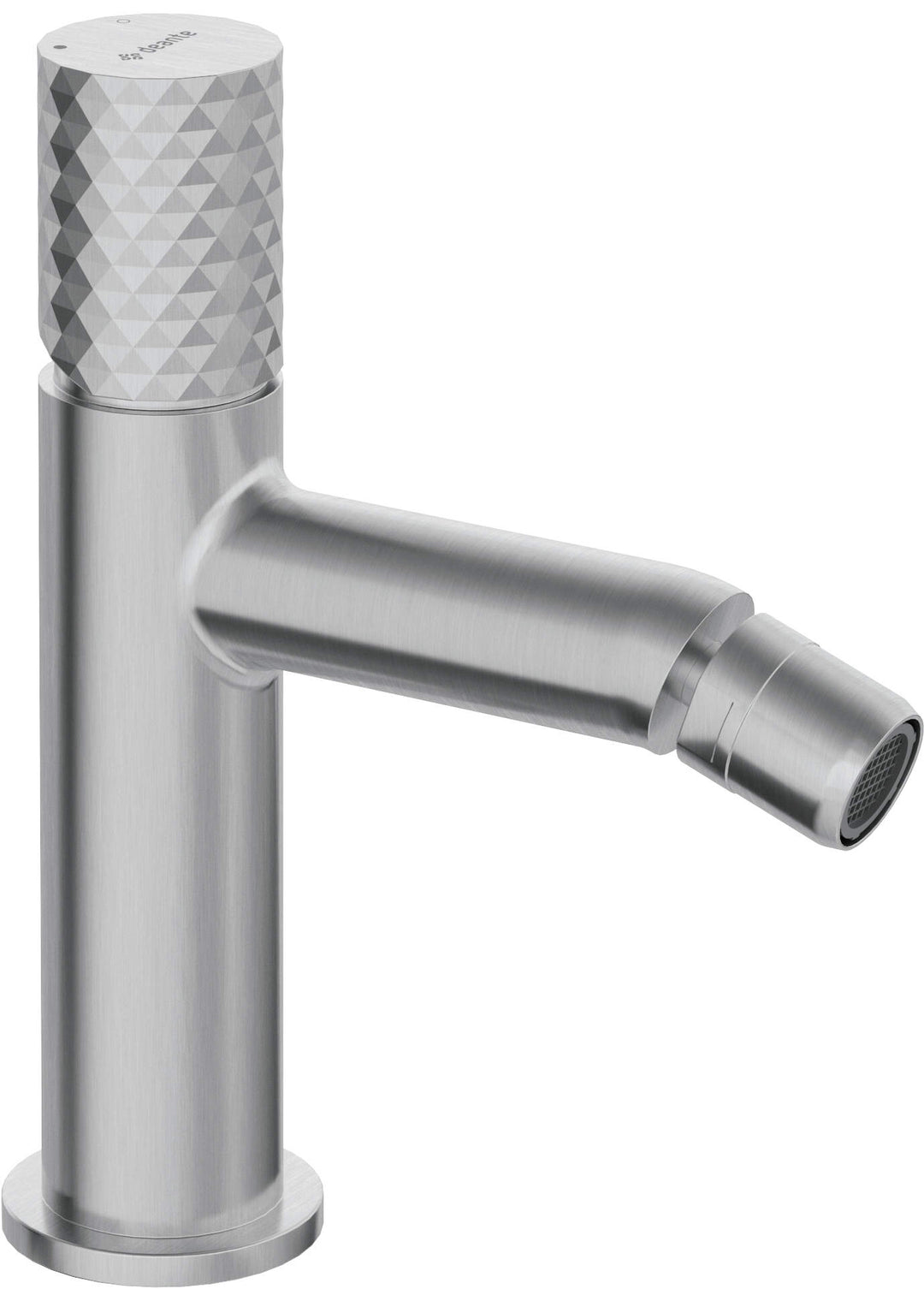 Bateria bidetowa Silia Hexa Stalowy Szczotkowany