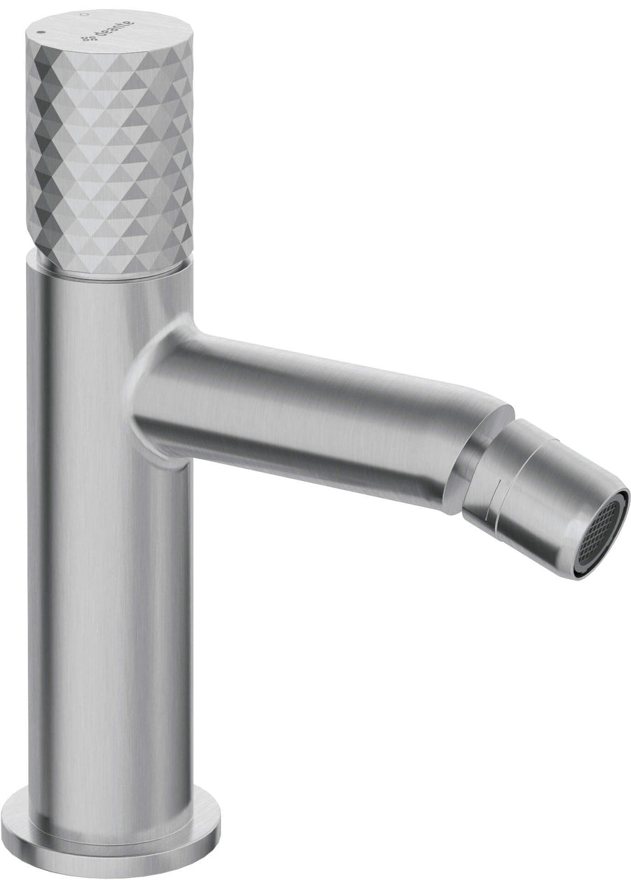 Bateria bidetowa Silia Hexa Stalowy Szczotkowany