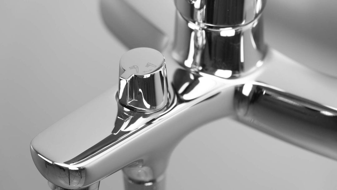 Bateria wannowa ścienna Boro Chrom