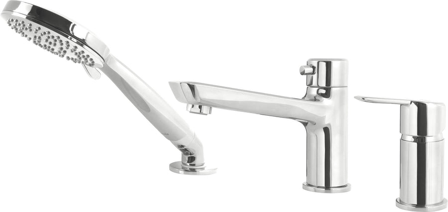 Bateria wannowa 3-otworowa Arnika Chrom