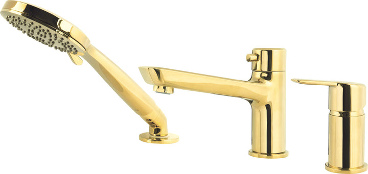 Bateria wannowa 3-otworowa Arnika Złoty