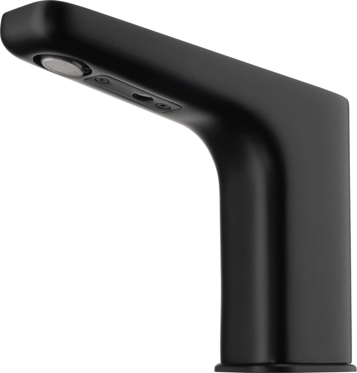 Bateria umywalkowa bezdotykowa bez regulacji temperatury - 230/6V Hiacynt Czarny Mat