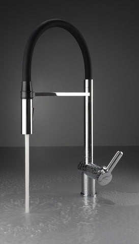 Bateria kuchenna z elastyczną wylewką - 2 rodzaje strumienia Magnetic Chrom