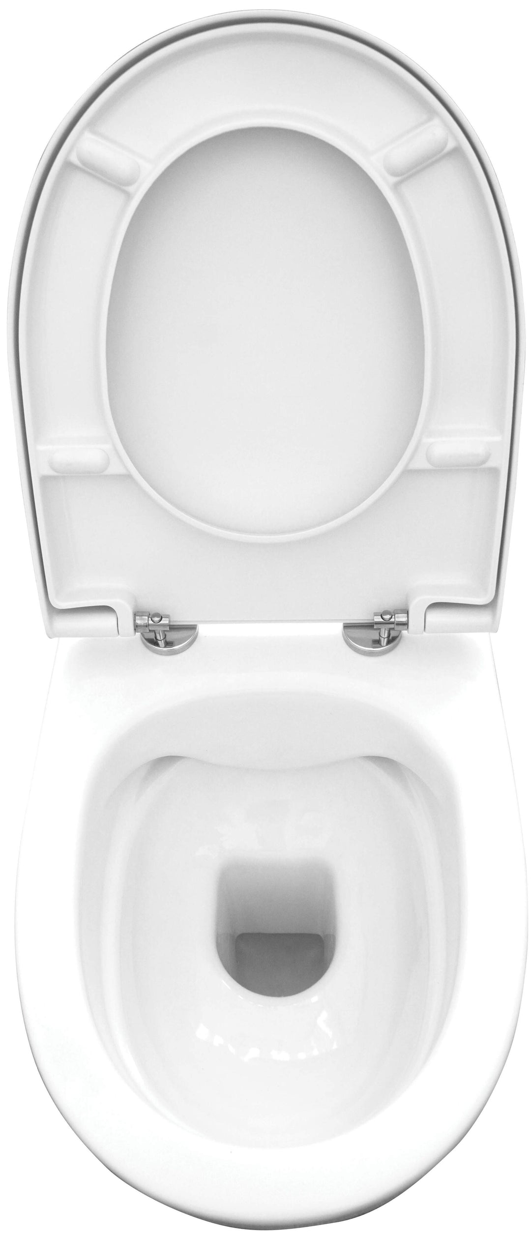 Miska WC z deską bezkołnierzowa Avis Biały
