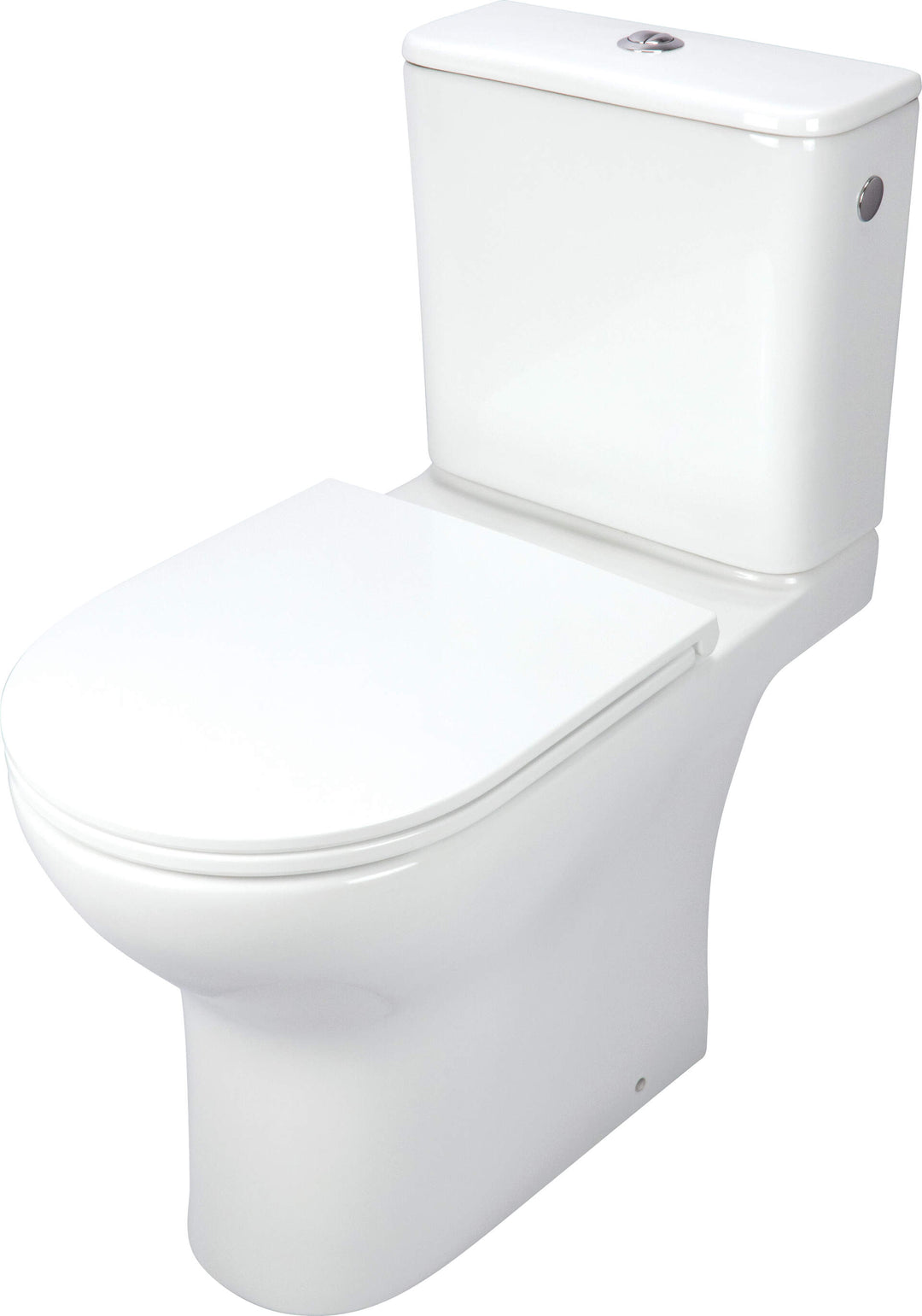 Miska WC kompakt bezkołnierzowa Jasmin Biały