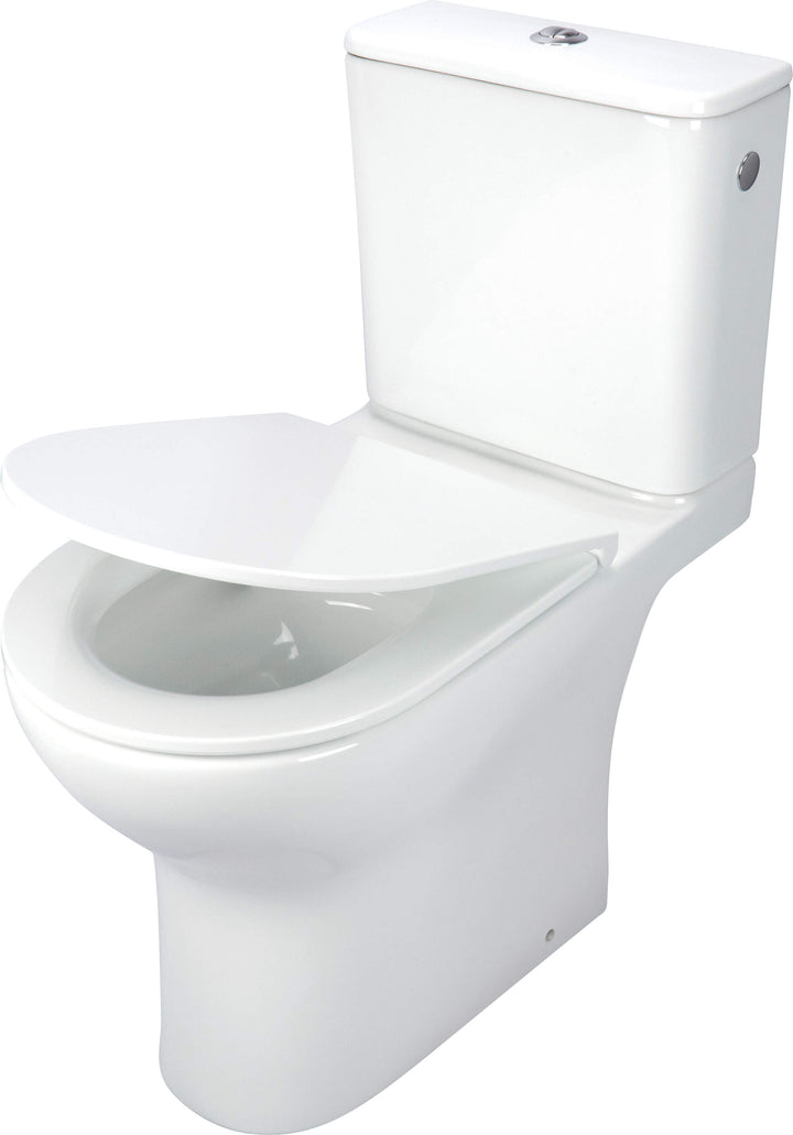 Miska WC kompakt bezkołnierzowa Jasmin Biały