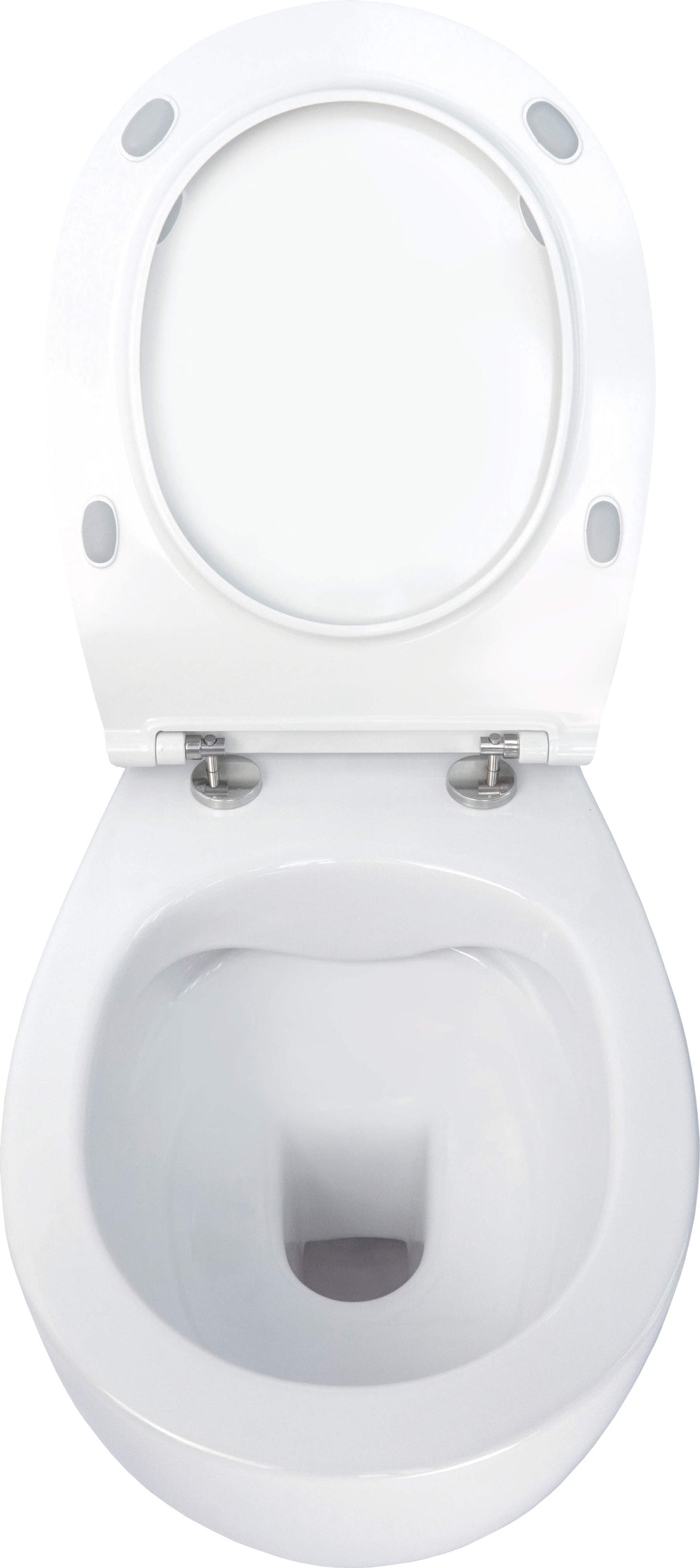 Miska WC z deską bezkołnierzowa Silia Biały