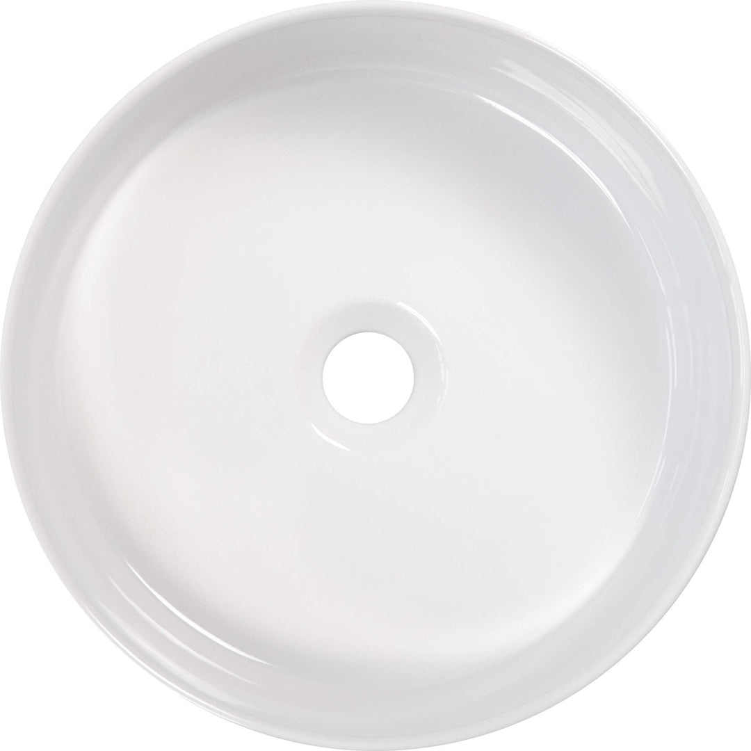 Umywalka ceramiczna nablatowa Silia Biały
