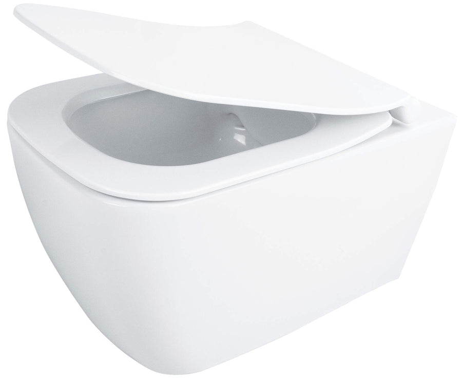 Miska WC z deską bezkołnierzowa Hiacynt New Biały