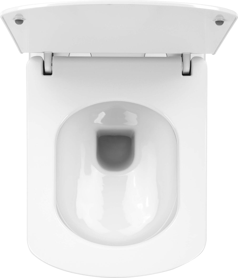 Miska WC z deską bezkołnierzowa Blur Biały