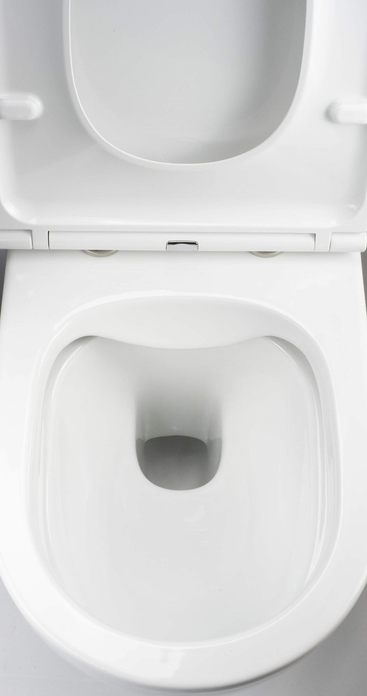Miska WC z deską bezkołnierzowa Round Biały
