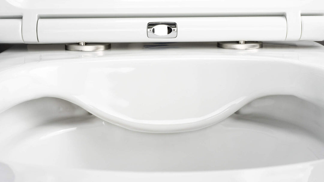 Miska WC z deską bezkołnierzowa Round Biały
