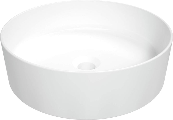 Umywalka ceramiczna nablatowa Round Biały