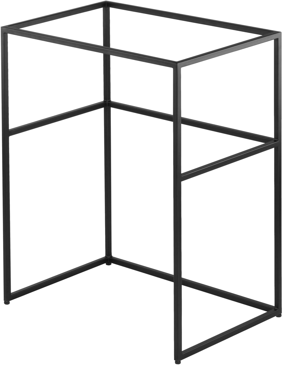 Konsola łazienkowa stojąca modułowa - 60x40 cm Correo Czarny Mat
