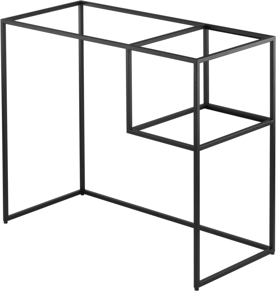 Konsola łazienkowa stojąca modułowa - 90x40 cm Correo Czarny Mat