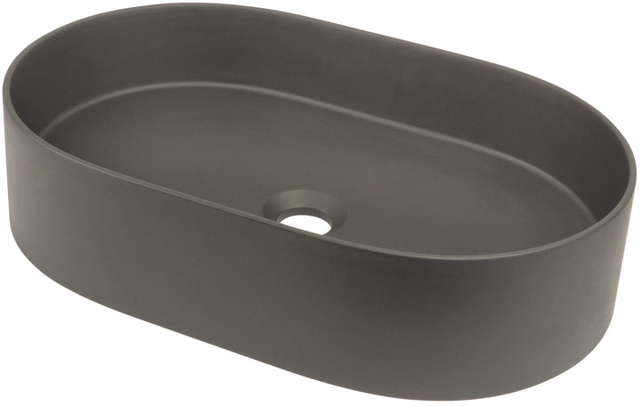 Umywalka granitowa nablatowa Silia Antracyt
