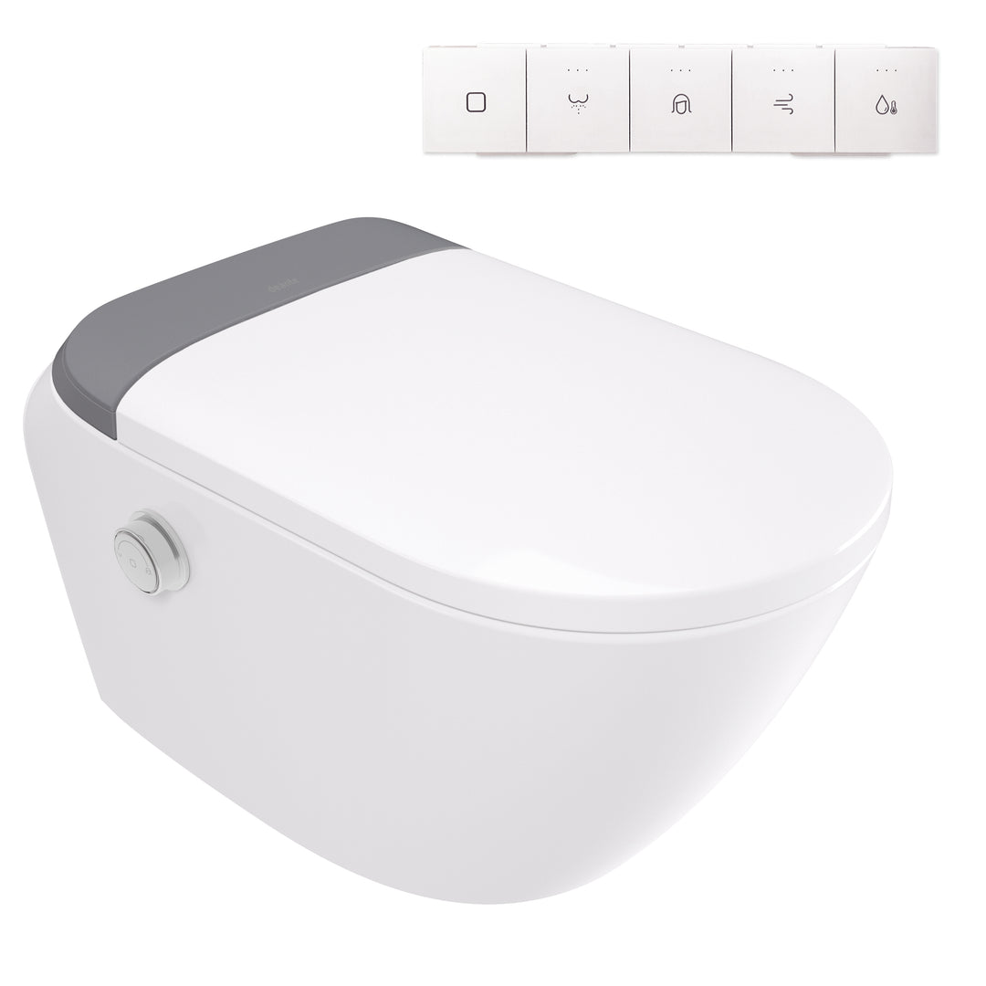 Miska WC smart z deską automatyczną - pro Silia Biały