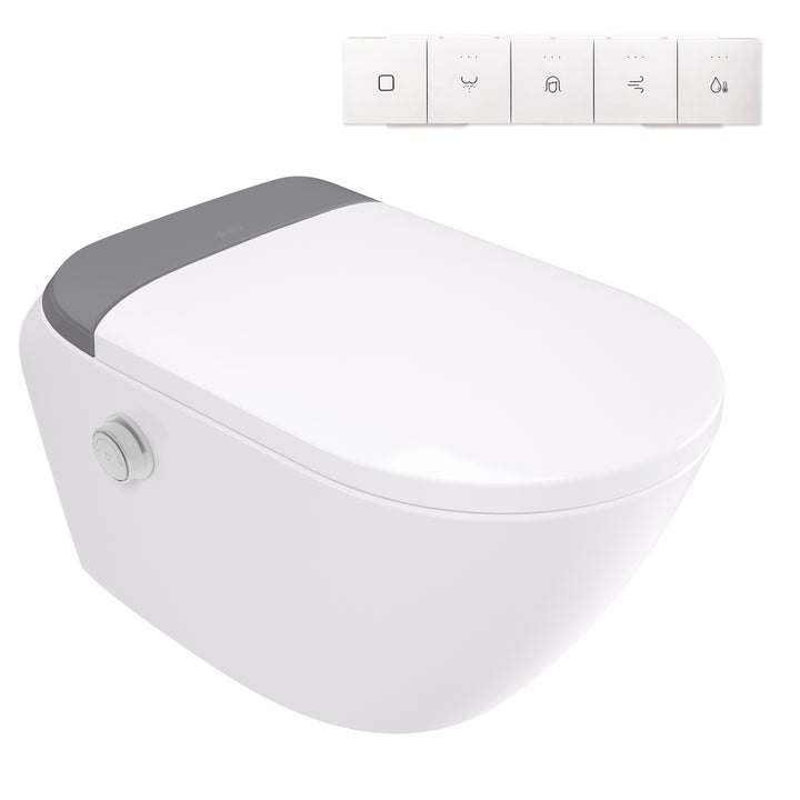 Miska WC smart z deską automatyczną - pro Silia Biały