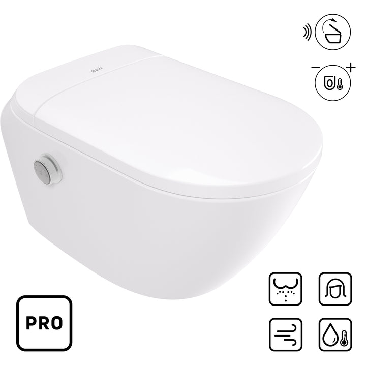Miska WC smart z deską automatyczną - pro Silia Biały