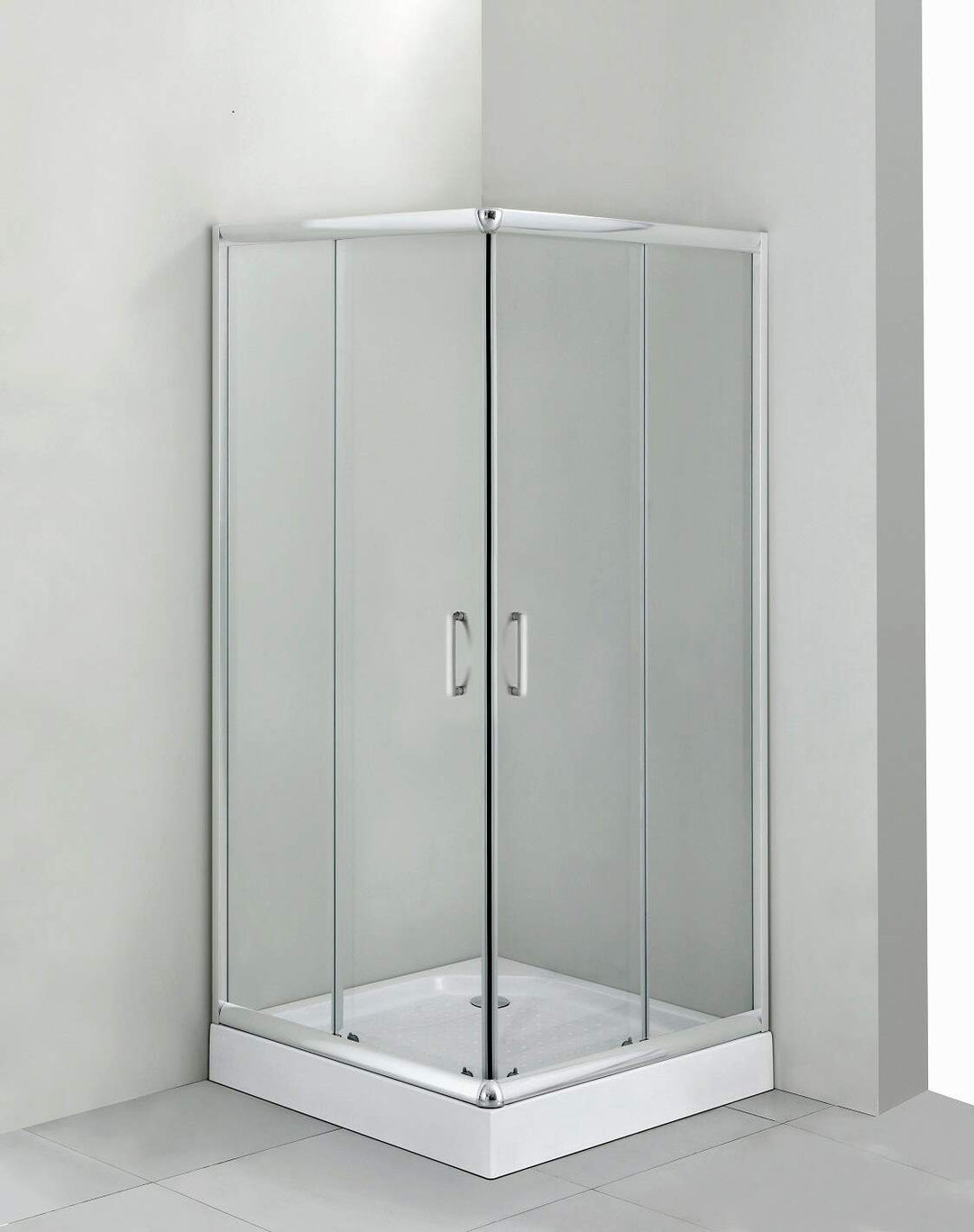 Brodzik akrylowy kwadratowy 80x80 cm Funkia Biały