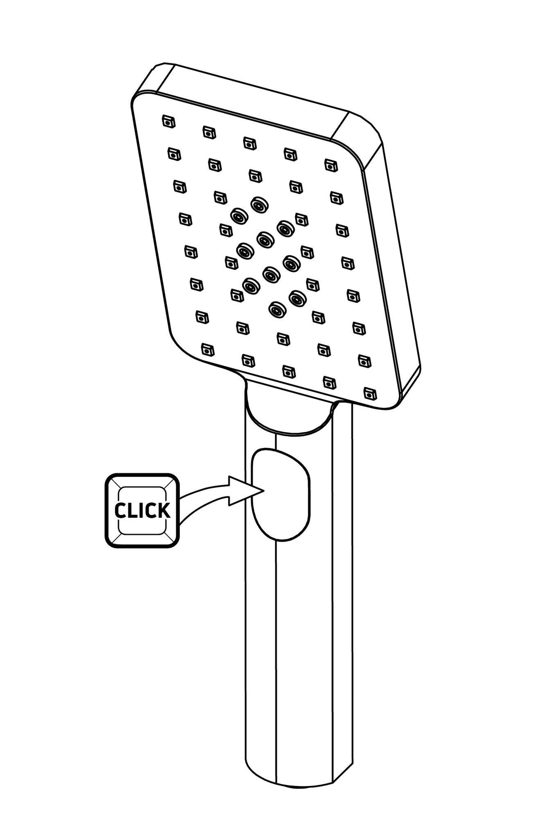 Słuchawka prysznicowa 3-funkcyjna Alpinia Złoty