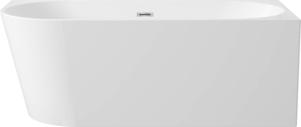 Wanna akrylowa narożna/wolnostojąca prawa - 150 cm Silia Biały