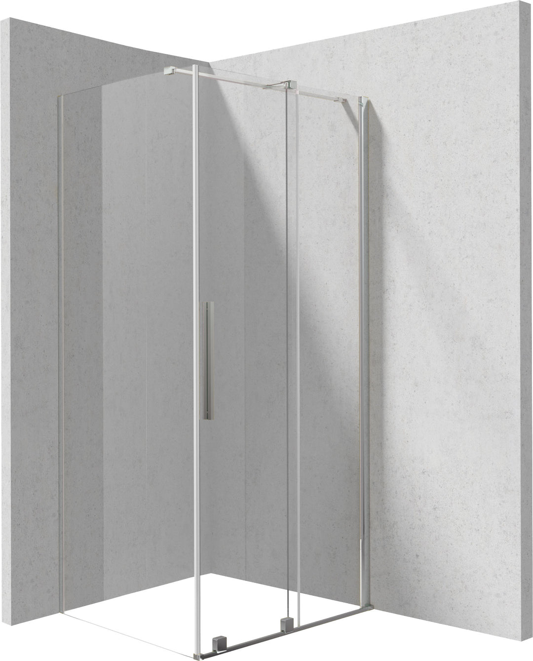 Kabina prysznicowa prostokątna 120x80 cm Prizma Chrom