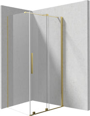 Kabina prysznicowa prostokątna 140x70 cm Prizma Złoty