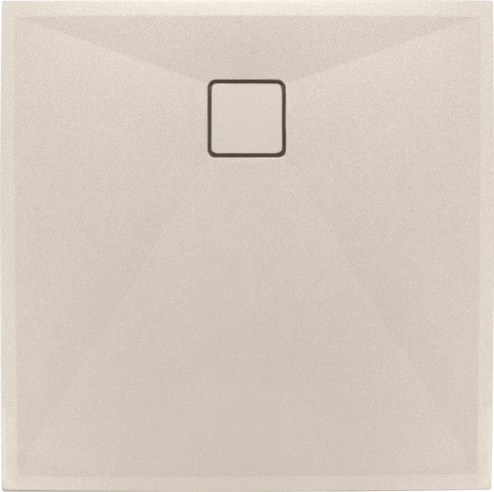 Brodzik granitowy kwadratowy 80x80 cm Correo Beżowy