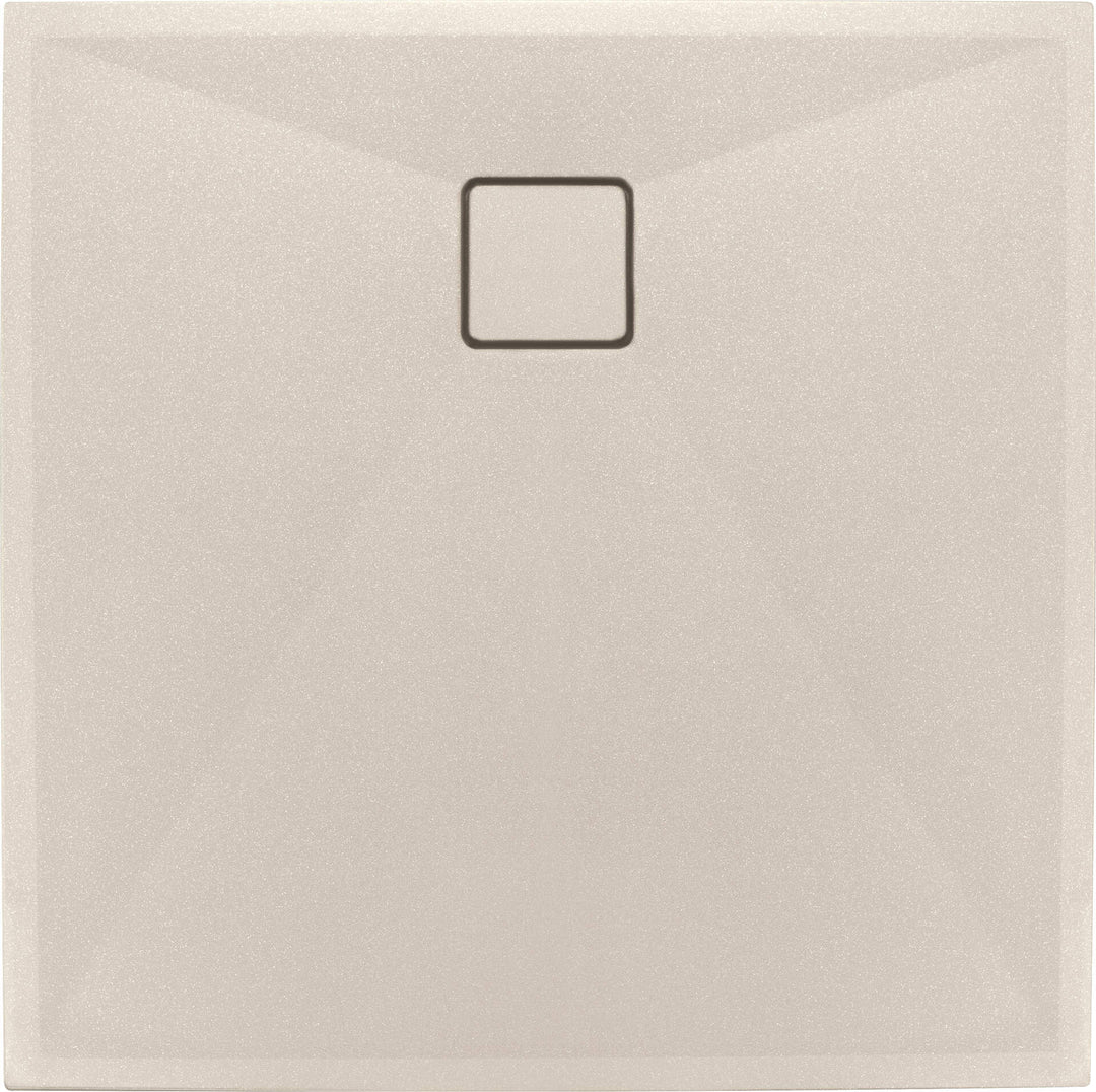Brodzik granitowy kwadratowy 80x80 cm Correo Beżowy