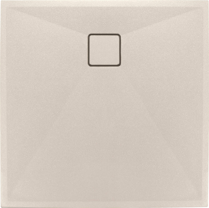 Brodzik granitowy kwadratowy 80x80 cm Correo Beżowy