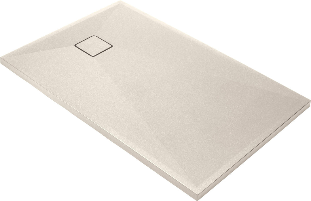 Brodzik granitowy prostokątny 100x80 cm Correo Beżowy