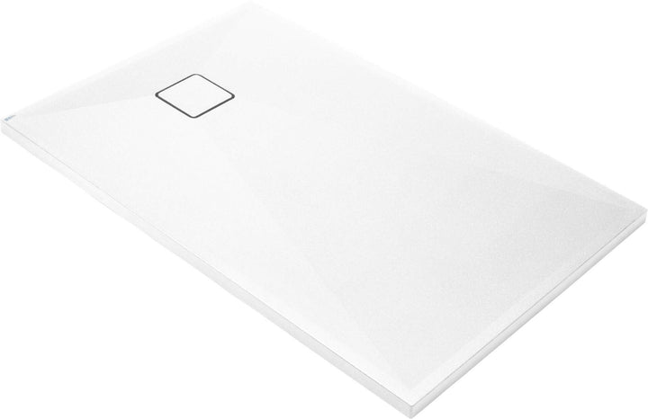 Brodzik granitowy prostokątny 120x70 cm Correo Biały Mat