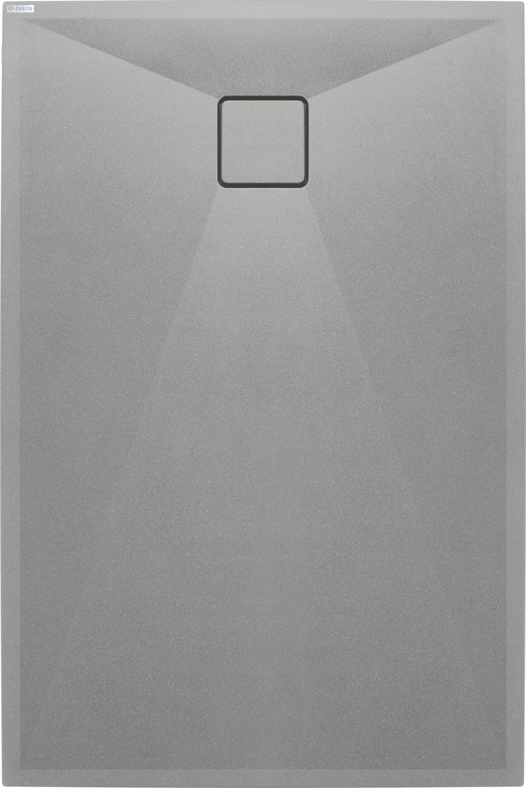 Brodzik granitowy prostokątny 140x80 cm Correo Szary Metalik