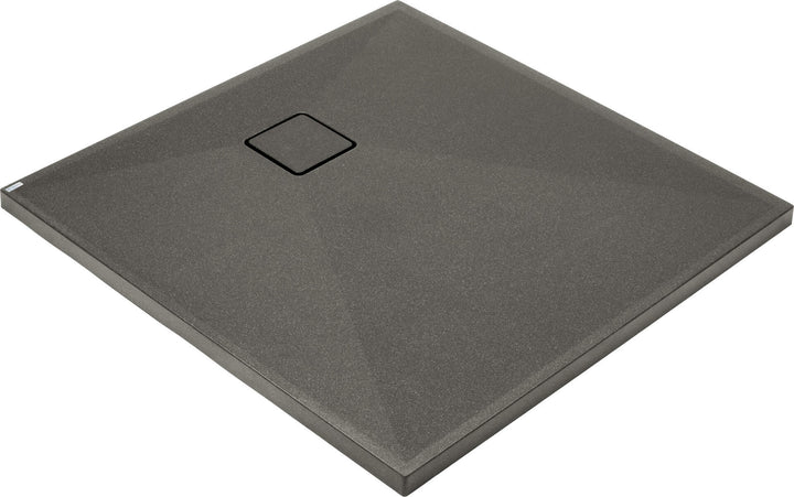 Brodzik granitowy kwadratowy 90x90 cm Correo Antracyt