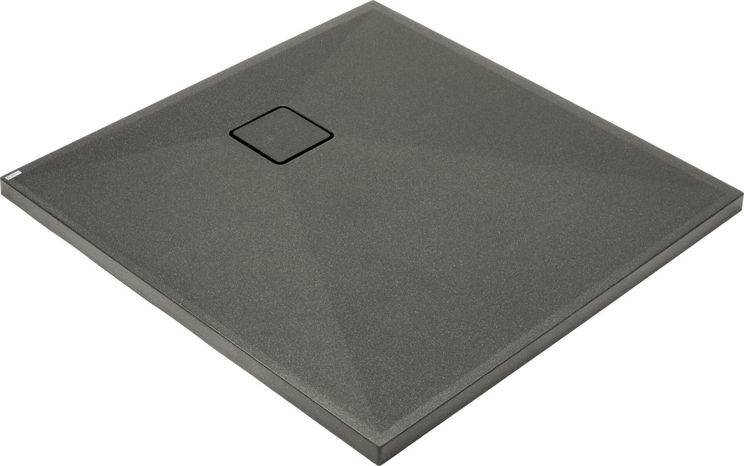 Brodzik granitowy kwadratowy 80x80 cm Correo Antracyt